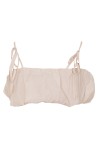 ΝΑ-KD RUFFLED BUSTIER LIGHT BEIGE 1018-006839