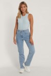 NA-KD RIBBED JERSEY TOP LIGHT BLUE1660-000544