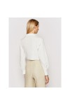 NA-KD OVERLAP CROPPED SHIRT WHITE 1018-006811
