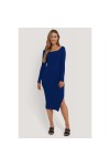 NA-KD SQUARE NECK SIDE SLIT MIDI DRESS 1018-004631
