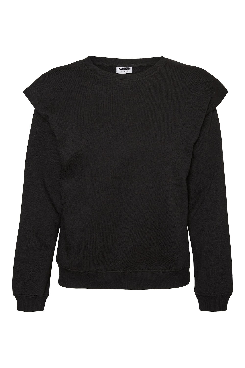 NOISY MAY ASYA PADDED SHOULDER SWEAT BLACK 27017438