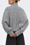 ONLY HILDE LS SHORT CABLE KNT MEDIUM GREY MELAGNE 15375336