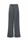 ONLY SVEA MW MEL WIDE PANT TLR DARK GREY MELANGE 15331532