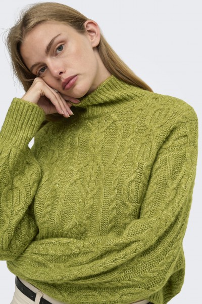 ONLY HILDE LS SHORT CABLE KNT CARDAMOM SEED 15375336
