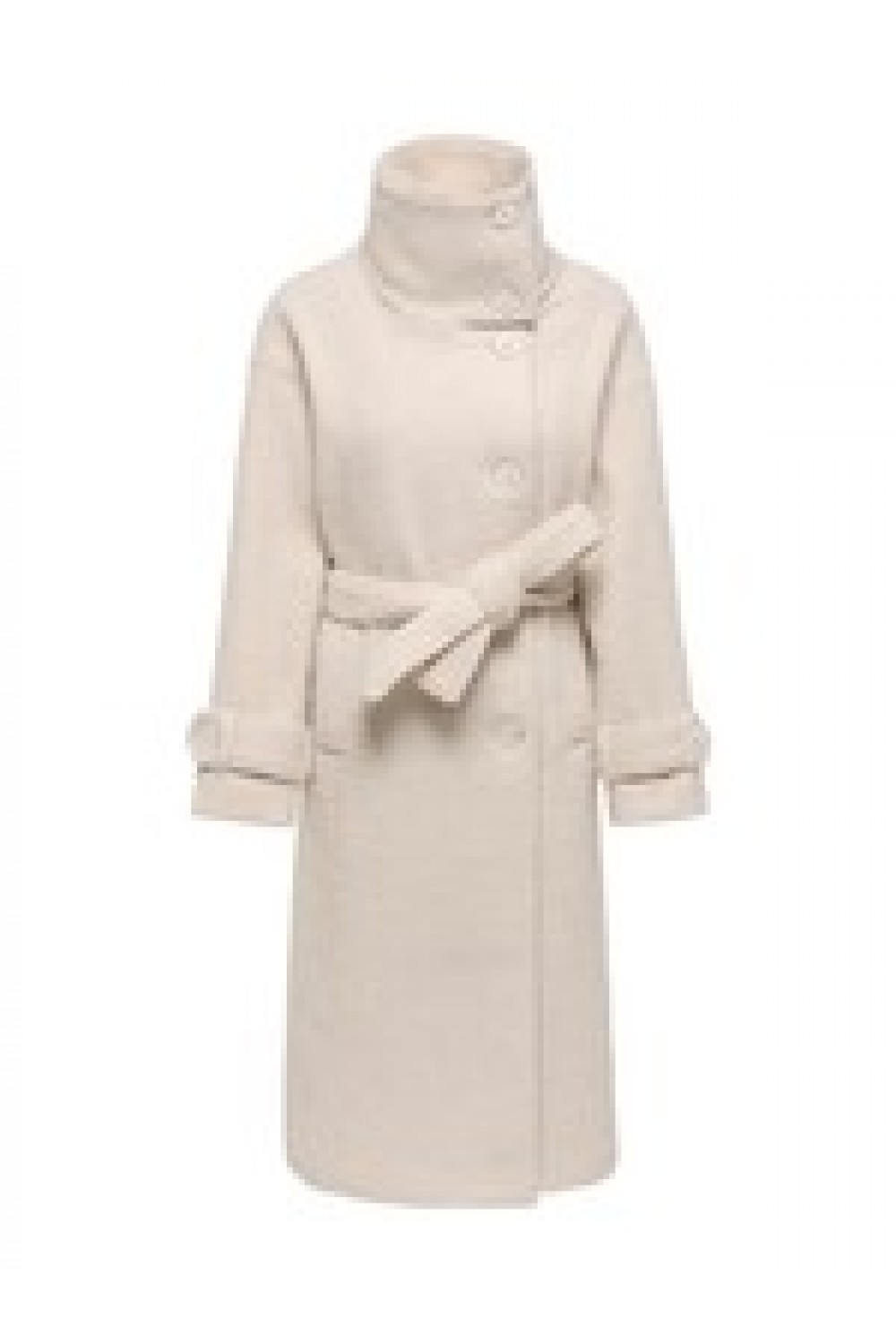 ONLY BRANDY HIGH NECK COAT PUMICE STONE 15376766