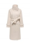 ONLY BRANDY HIGH NECK COAT PUMICE STONE 15376766