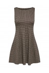  ONLY AZURA S/L WAIST DRESS JRS WHTIE PEPPER 15380636