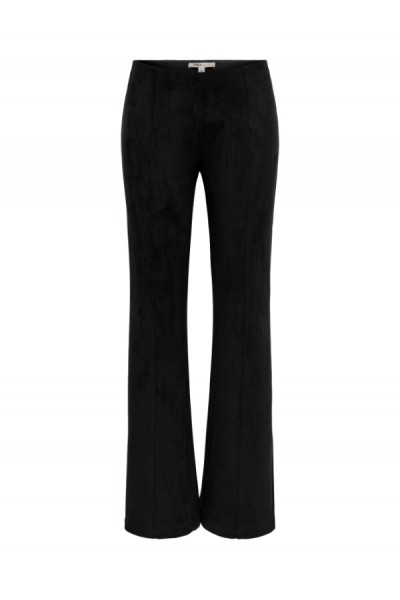 ONLABENA MW FAUX SUEDE FLAR LEGGING PNT BLACK 15381458