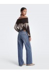  ONLY ALIVIA LS OFF SHOULDER KNT COFFEE BEAN 15383895