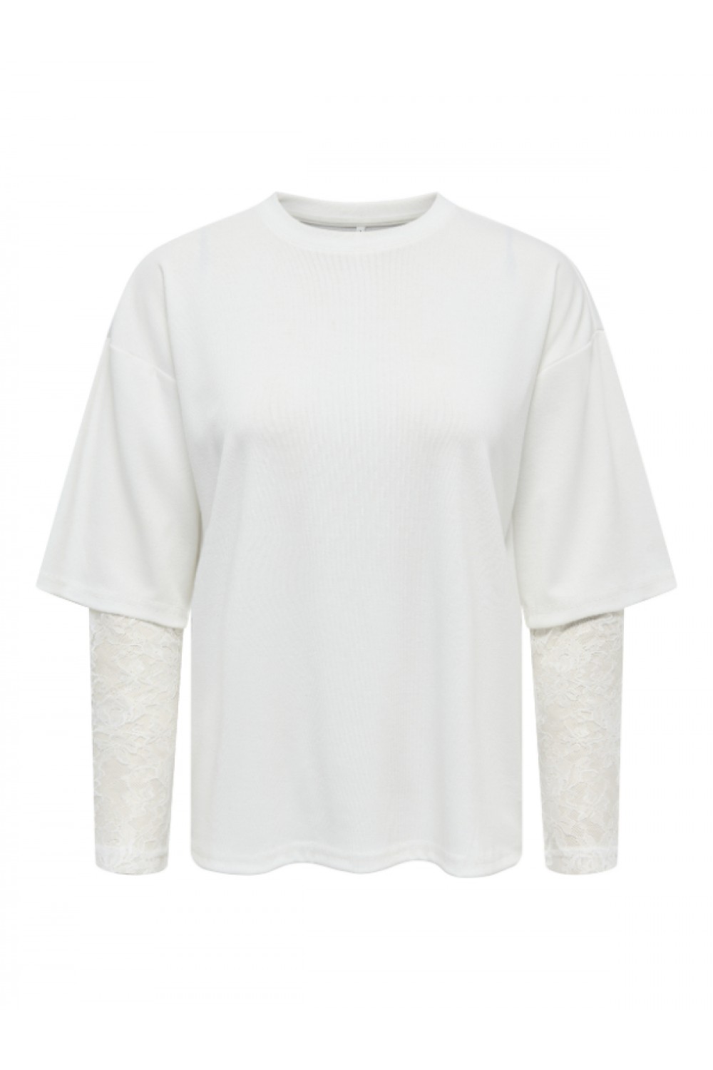 ONLY TAHLIA L/S LACE TOP JRS CLOUD DANCER 15381333