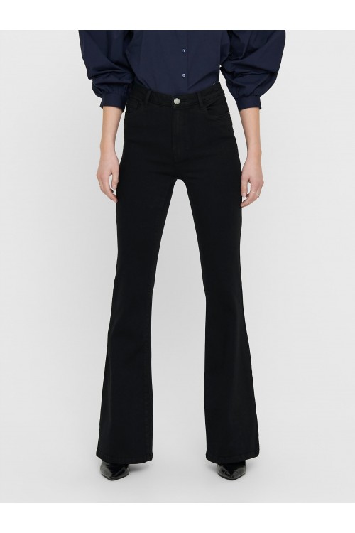 ONLY HELLA LIFE RETRO FLARED BLACK 15203866