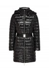 ONLY NEW SCARLETT QUILT BELTED COAT OTW BLACK 15295405