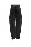 ONLY PERNILLE HW CARGO JOGGER DNM BLACK DENIM 15297358