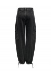 ONLY PERNILLE HW CARGO JOGGER DNM BLACK DENIM 15297358