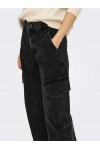 ONLY PERNILLE HW CARGO JOGGER DNM BLACK DENIM 15297358
