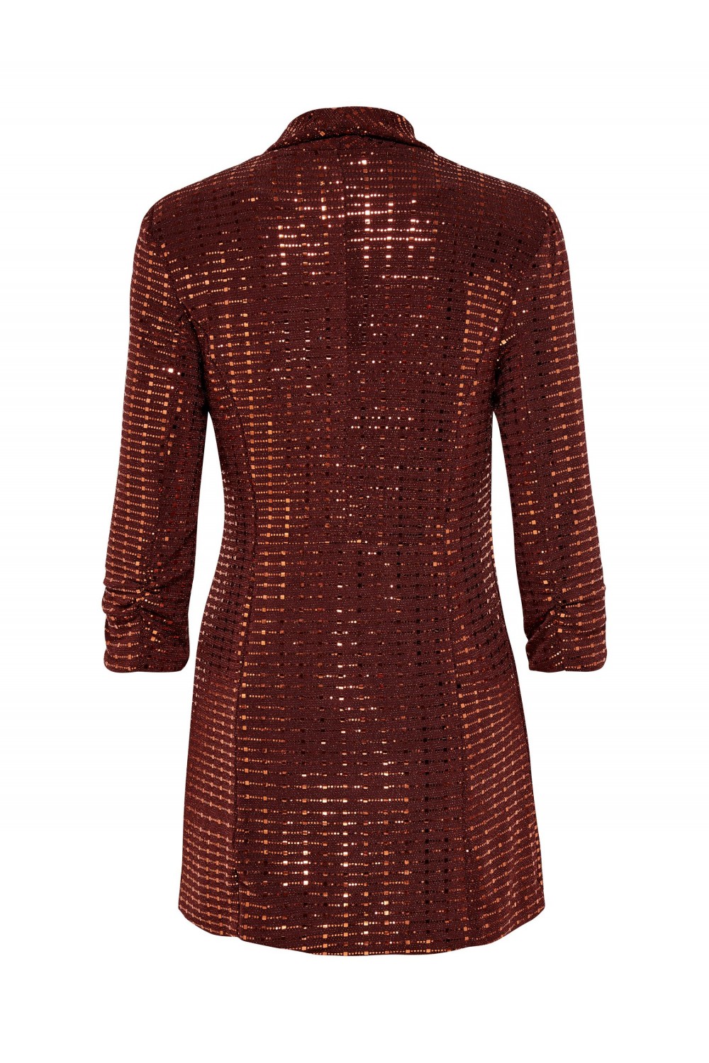 ONLY REBECCA L/S GLITTER BLAZER JRS BITTER CHOCOLATE 15189743