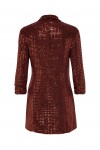 ONLY REBECCA L/S GLITTER BLAZER JRS BITTER CHOCOLATE 15189743
