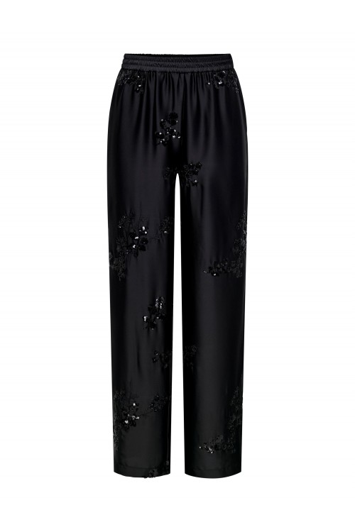 ONLY LEO SEQUINS PANT BLACK 15312497