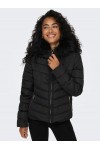 ONLY ELLAN HOOD JACKET BLACK 15300254