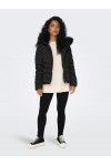 ONLY ELLAN HOOD JACKET BLACK 15300254