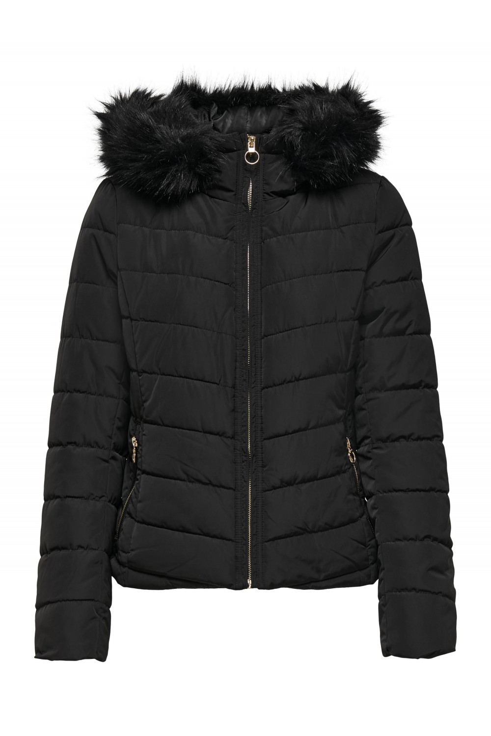 ONLY ELLAN HOOD JACKET BLACK 15300254