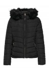 ONLY ELLAN HOOD JACKET BLACK 15300254