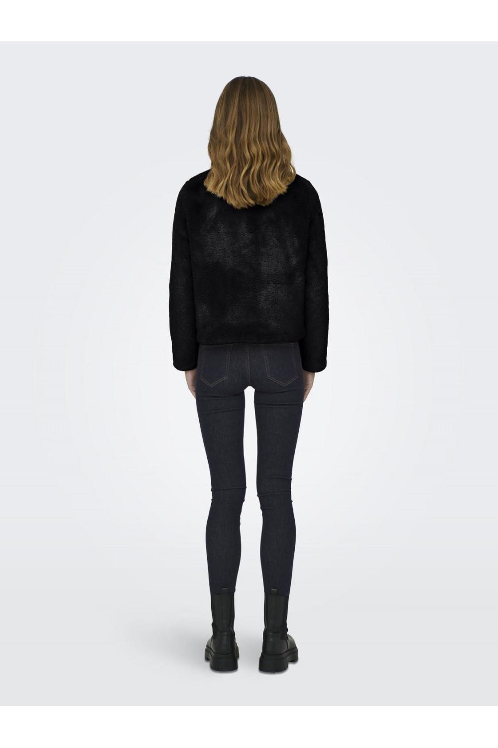 ONLY NEWVIDA FAUX FUR JACKET OTW CC BLACK 15295423