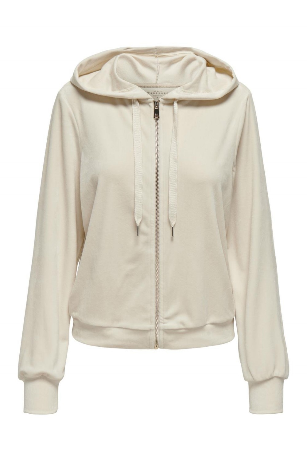 ONLY REBEL L/S ZIP STRING HOOD CC SWT BIRCH 15326657 