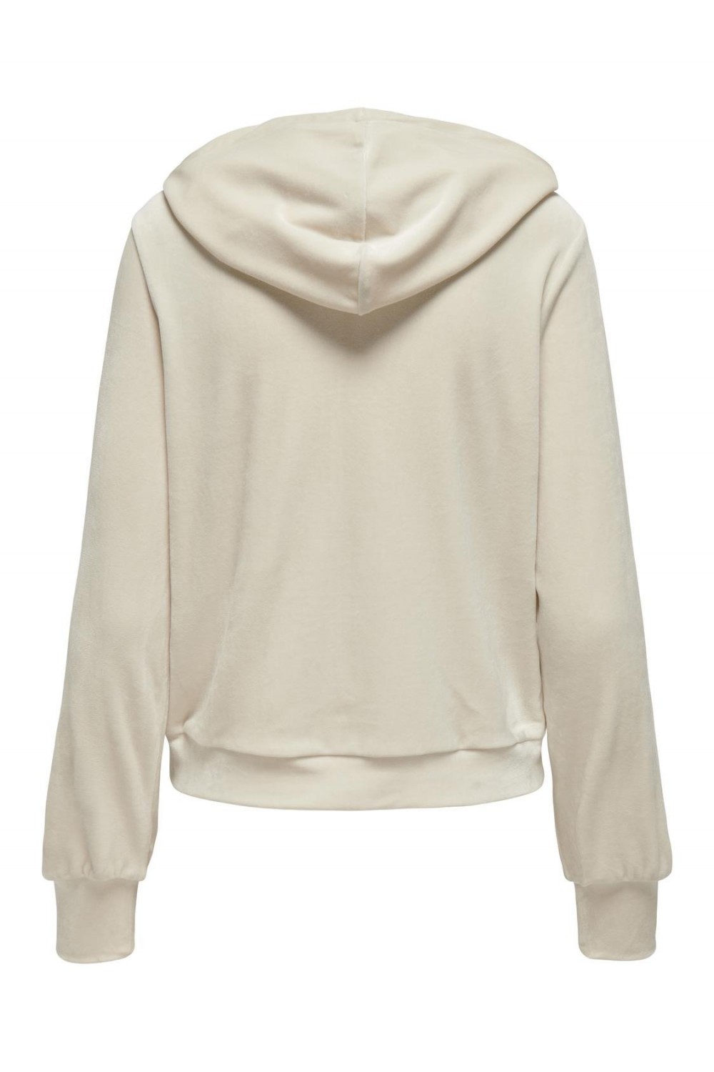 ONLY REBEL L/S ZIP STRING HOOD CC SWT BIRCH 15326657 