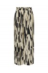 ONLY MILA LIFE LOOSE PANTS PTM BLACK/CHERIE GRAPHIC 15328205