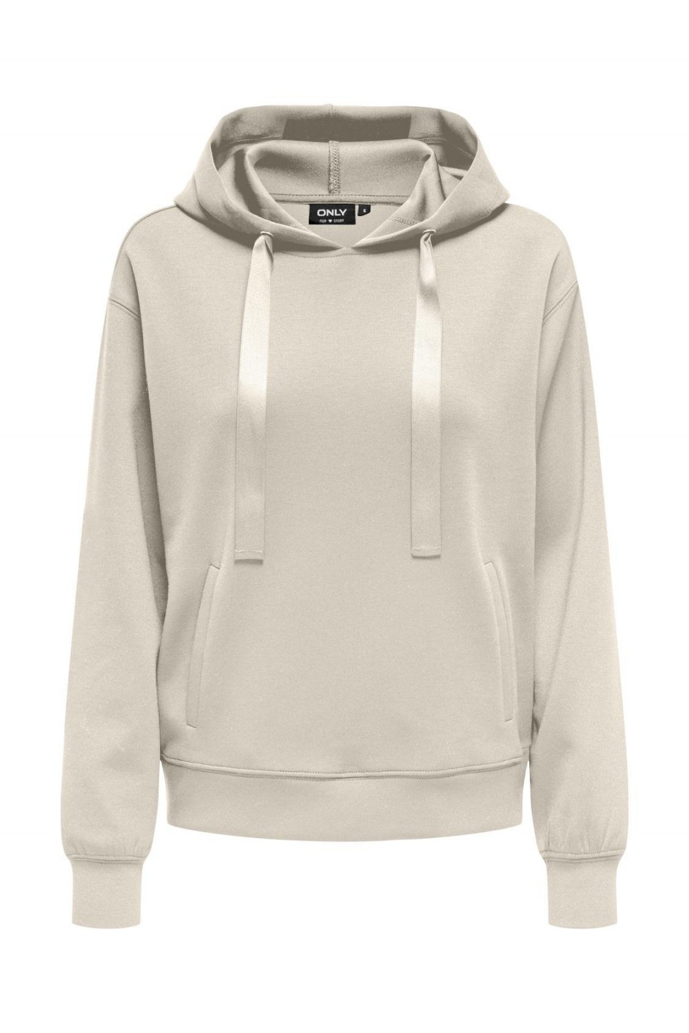 ONLY ALINA LIFE L/S HOOD CC SWT BIRCH 15326742