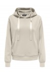 ONLY ALINA LIFE L/S HOOD CC SWT BIRCH 15326742