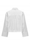 ONLY ELLA L/S OVERSIZED SHIRT PTM WHITE 15333883