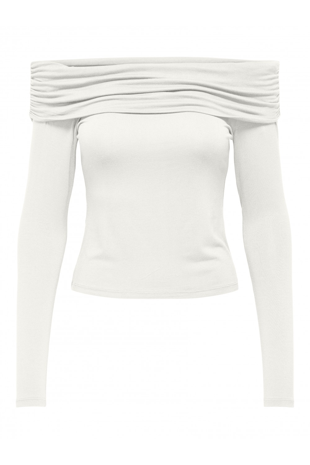 ONLY FELINA L/S OFF SHOULDER TOP JRS CLOUD DANCER 15341585