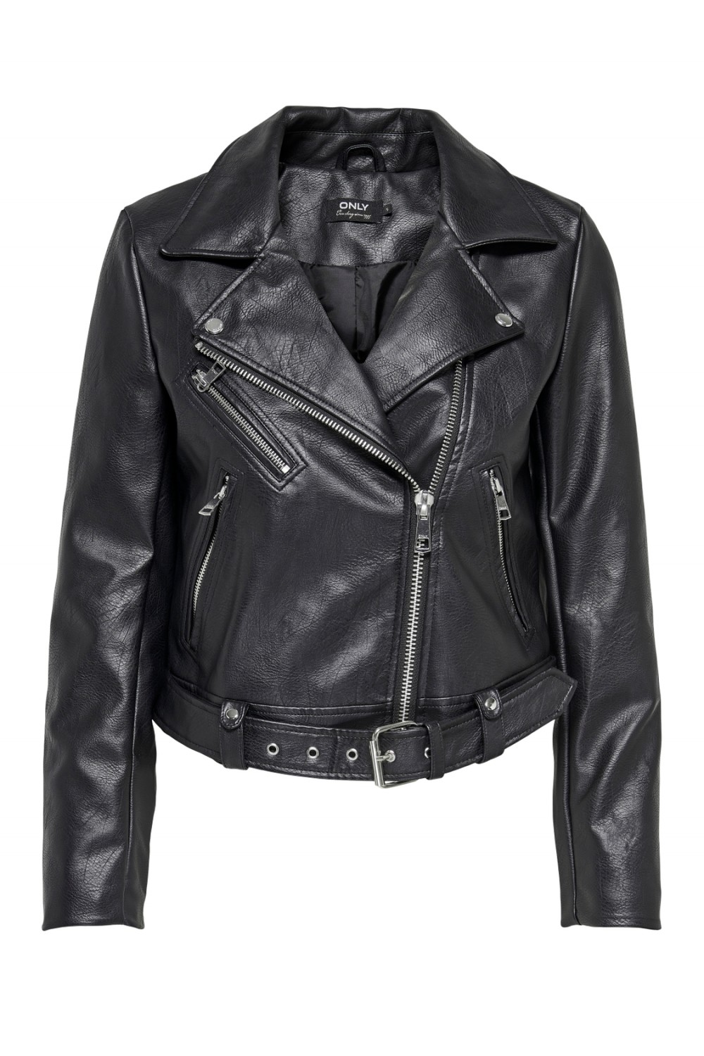 ONLY VERA FAUX LEATHER BIKER OTW BLACK 15232135