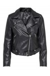 ONLY VERA FAUX LEATHER BIKER OTW BLACK 15232135