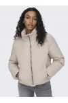 ONLY DOLLY SHORT PUFFER JACKET PUMICE STONE 15205371 