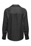 ONLY LULU LIFE L/S SHIRT WVN DARK GREY MELAGNE 15320864