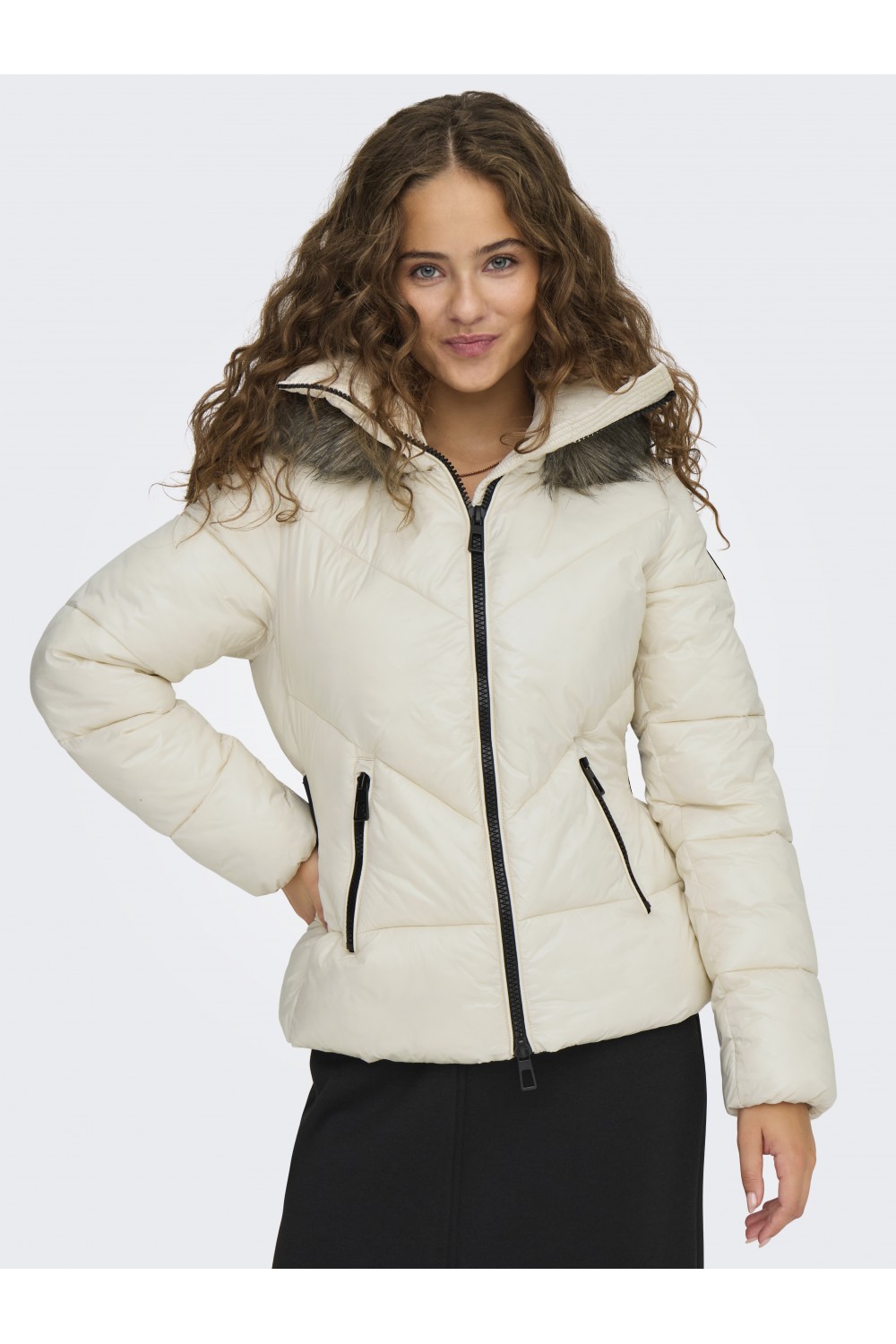 ONLY FEVER SHORT PUFFER LIFE BIRCH 15322003
