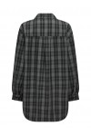 ONLY IMMA L/S OVS CHECK SHACKET XT PNT DARK GREY 15328167