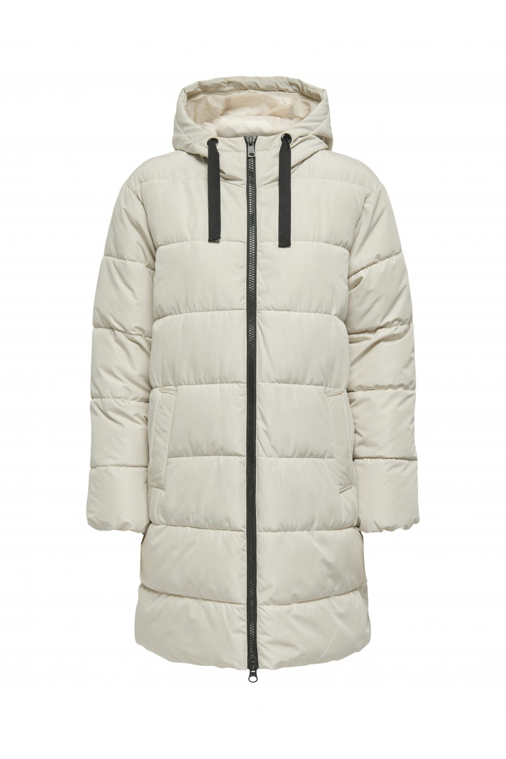 ONLY CLAIR PUFFER HOOD COAT OTW CC PUMICE STONE 15323232