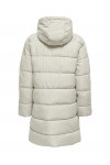 ONLY CLAIR PUFFER HOOD COAT OTW CC PUMICE STONE 15323232