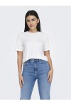 ONLY BILLIE LIFE S/S TOP JRS WHITE 15333617