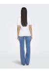 ONLY BILLIE LIFE S/S TOP JRS WHITE 15333617