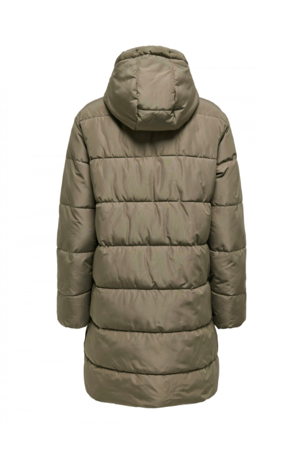 ONLY CLAIR PUFFER HOOD COAT OTW CC STONE GREY 15323232