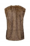 ONLY DAWN LIFE FAUX FUR WAISTCOAT OTW TANNIN 15354308