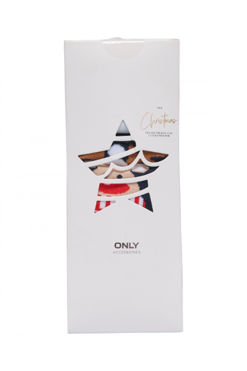 ONLY CHRISTMAS HEAVY 3-PACK SOCK ACC BLACK 15354398