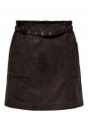 ONLY DIANE HEIDI LIFE FAUX SUEDE SKIRT OTW MOLE 15357745