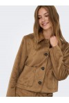 ONLY TULIP LIFE FAUX SUEDE JACKET OTW COGNAC 15353152