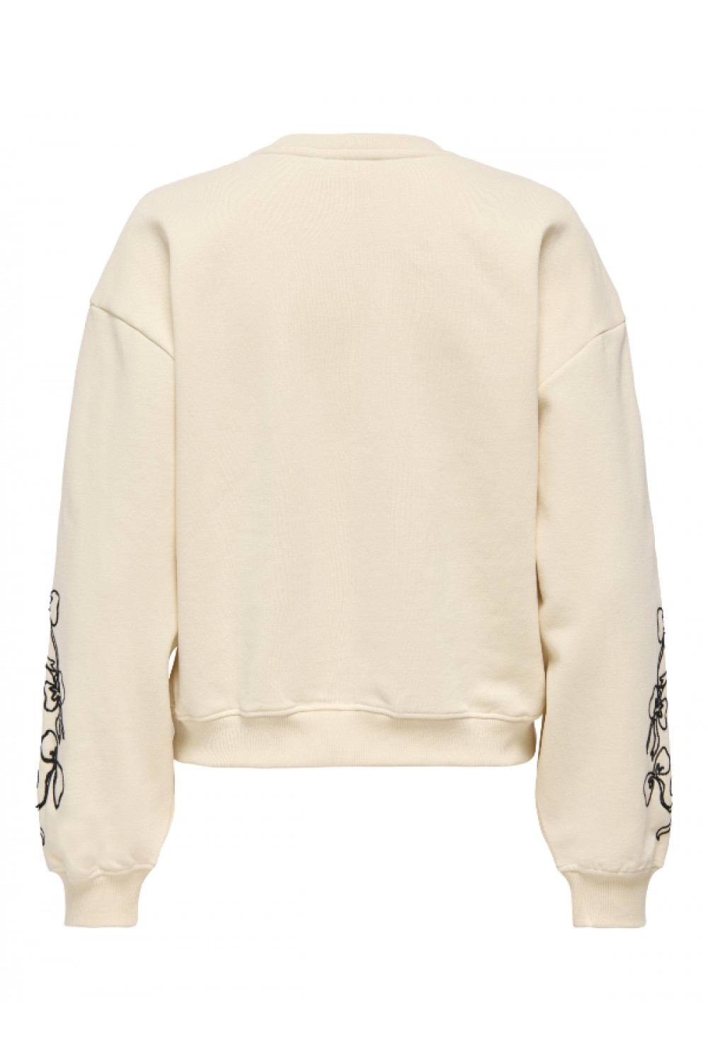 ONLY BROOKLYN L/S EMBROIDERY BOX SWT BIRCH 15355805
